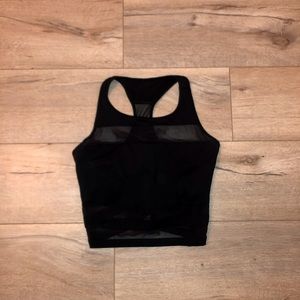 Black gym top